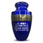 Personalized Adult Human Cremation Urn with Custom Engraved Name Date on Vessel for Ashes and Cremains | Elite Funny Bowling Lover Series with Gold Inlay | 200 Lbs | Black