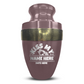 Personalized Adult Human Cremation Urn with Custom Engraved Name Date Boat on Vessel for Ashes and Cremains | Funny Fishing Lover Series with Gold Inlay | 200 Lbs
