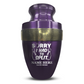 Personalized Adult Human Cremation Urn with Custom Engraved Name Date on Vessel for Ashes and Cremains | Elite Funny Bowling Lover Series with Gold Inlay | 200 Lbs | Black