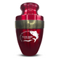 Personalized Adult Human Cremation Urn with Custom Engraved Name Date Boat on Vessel for Ashes and Cremains | Funny Fishing Lover Series with Gold Inlay | 200 Lbs