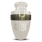 Personalized Adult Human Cremation Urn with Custom Engraved Name Date on Vessel for Ashes and Cremains | Elite Funny Bowling Lover Series with Gold Inlay | 200 Lbs | Black