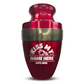 Personalized Adult Human Cremation Urn with Custom Engraved Name Date Boat on Vessel for Ashes and Cremains | Funny Fishing Lover Series with Gold Inlay | 200 Lbs