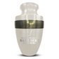 Personalized Adult Human Cremation Urn with Custom Engraved Name Date Boat on Vessel for Ashes and Cremains | Funny Fishing Lover Series with Gold Inlay | 200 Lbs