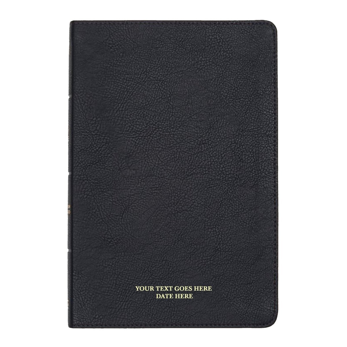 Personalized CSB Thinline Bible Large Print Size Black | Shepherds Shelf