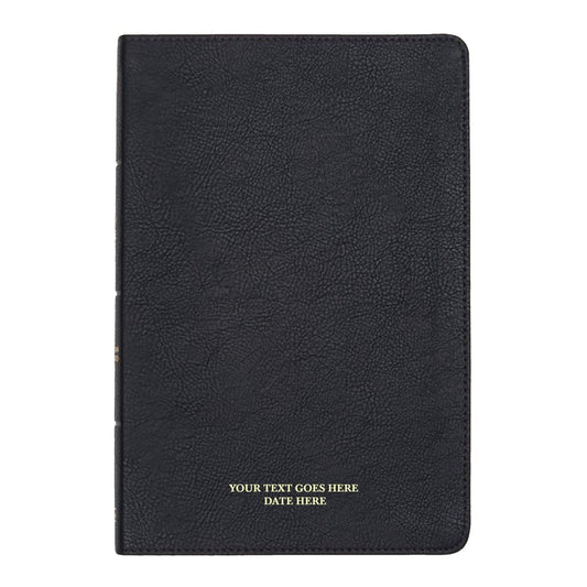 Personalized CSB Thinline Bible Large Print Size Black | Shepherds Shelf