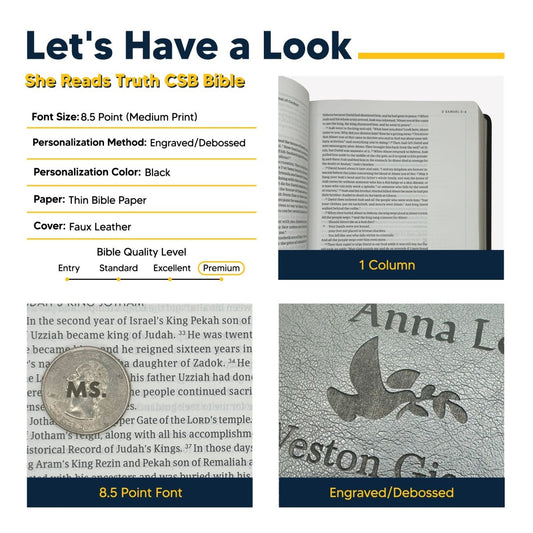Personalized CSB Black Community Study Bible | Shepherds Shelf