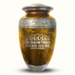 Custom Large Cremation Urn for Human Ashes - Elevate Collection - Funny Bowling Design - Distressed Finish - 200 Cubic Inch