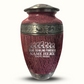 Custom Large Cremation Urn for Human Ashes - Elevate Collection - Funny Bowling Design - Distressed Finish - 200 Cubic Inch