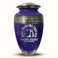 Custom Large Cremation Urn for Human Ashes - Elevate Collection - Funny Bowling Design - Distressed Finish - 200 Cubic Inch