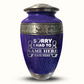 Custom Large Cremation Urn for Human Ashes - Elevate Collection - Funny Bowling Design - Distressed Finish - 200 Cubic Inch