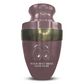 Personalized Adult Cremation Urn with Custom Engraved Name, Date and Funny Eyes Design Metal Aluminum Vessel for Ashes and Remains | Elite Collection with Gold Inlay | 200 Cubic Inch