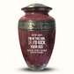Custom Large Cremation Urn for Human Ashes - Elevate Collection - Just Funny Design - Distressed Finish - 200 Cubic Inch