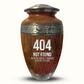 Custom Large Cremation Urn for Human Ashes - Elevate Collection - Funny Tech Design - Distressed Finish - 200 Cubic Inch