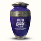 Custom Large Cremation Urn for Human Ashes - Elevate Collection - Just Funny Design - Distressed Finish - 200 Cubic Inch