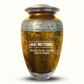 Custom Large Cremation Urn for Human Ashes - Elevate Collection - Funny Tech Design - Distressed Finish - 200 Cubic Inch