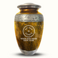Custom Large Cremation Urn for Human Ashes - Elevate Collection - Funny Office Design - Distressed Finish - 200 Cubic Inch