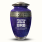 Custom Large Cremation Urn for Human Ashes - Elevate Collection - Funny Religious Design - Distressed Finish - 200 Cubic Inch