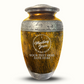 Custom Large Cremation Urn for Human Ashes - Elevate Collection - Funny Religious Design - Distressed Finish - 200 Cubic Inch