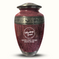 Custom Large Cremation Urn for Human Ashes - Elevate Collection - Funny Religious Design - Distressed Finish - 200 Cubic Inch