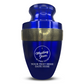 Personalized Adult Cremation Urn with Custom Engraved Name, Date and Funny Religious Design Metal Aluminum Vessel for Ashes and Remains | Elite Collection with Gold Inlay | 200 Cubic Inch