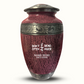 Custom Large Cremation Urn for Human Ashes - Elevate Collection - Funny TV Design - Distressed Finish - 200 Cubic Inch