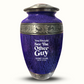 Custom Large Cremation Urn for Human Ashes - Elevate Collection - Dark Humor Design - Distressed Finish - 200 Cubic Inch