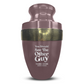 Personalized Adult Cremation Urn with Custom Engraved Name, Date and Dark Humor Design Metal Aluminum Vessel for Ashes and Remains | Elite Collection with Gold Inlay | 200 Cubic Inch