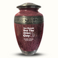 Custom Large Cremation Urn for Human Ashes - Elevate Collection - Dark Humor Design - Distressed Finish - 200 Cubic Inch