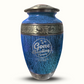 Custom Large Cremation Urn for Human Ashes - Elevate Collection - Funny Bowling Design - Distressed Finish - 200 Cubic Inch