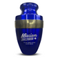Personalized Adult Cremation Urn with Custom Engraved Name, Date and Funny Urn Design Metal Aluminum Vessel for Ashes and Remains | Elite Collection with Gold Inlay | 200 Cubic Inch