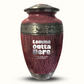 Custom Large Cremation Urn for Human Ashes - Elevate Collection - Just Funny Design - Distressed Finish - 200 Cubic Inch