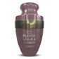 Personalized Adult Cremation Urn with Custom Engraved Name, Date and Funny Office Design Metal Aluminum Vessel for Ashes and Remains | Elite Collection with Gold Inlay | 200 Cubic Inch