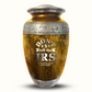 Custom Large Cremation Urn for Human Ashes - Elevate Collection - Funny Office Design - Distressed Finish - 200 Cubic Inch