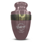Personalized Adult Cremation Urn with Custom Engraved Name, Date and Funny Office Design Metal Aluminum Vessel for Ashes and Remains | Elite Collection with Gold Inlay | 200 Cubic Inch