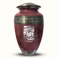 Custom Large Cremation Urn for Human Ashes - Elevate Collection - Simple Humor Design - Distressed Finish - 200 Cubic Inch