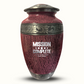 Custom Large Cremation Urn for Human Ashes - Elevate Collection - Funny Gaming Design - Distressed Finish - 200 Cubic Inch