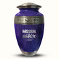 Custom Large Cremation Urn for Human Ashes - Elevate Collection - Funny Gaming Design - Distressed Finish - 200 Cubic Inch