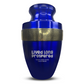 Personalized Adult Cremation Urn with Custom Engraved Name, Date and Funny TV Entertainment Design Metal Aluminum Vessel for Ashes and Remains | Elite Collection with Gold Inlay | 200 Cubic Inch