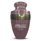 Personalized Adult Cremation Urn with Custom Engraved Name, Date and Funny TV Entertainment Design Metal Aluminum Vessel for Ashes and Remains | Elite Collection with Gold Inlay | 200 Cubic Inch