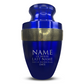 Personalized Adult Cremation Urn with Custom Engraved Name, Date and Funny Urn Design Metal Aluminum Vessel for Ashes and Remains | Elite Collection with Gold Inlay | 200 Cubic Inch