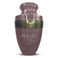 Personalized Adult Cremation Urn with Custom Engraved Name, Date and Funny Urn Design Metal Aluminum Vessel for Ashes and Remains | Elite Collection with Gold Inlay | 200 Cubic Inch
