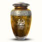 Custom Large Cremation Urn for Human Ashes - Elevate Collection - Dark Humor Design - Distressed Finish - 200 Cubic Inch