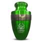 Personalized Adult Cremation Urn with Custom Engraved Name, Date and Dark Humor Design Metal Aluminum Vessel for Ashes and Remains | Elite Collection with Gold Inlay | 200 Cubic Inch