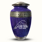 Custom Large Cremation Urn for Human Ashes - Elevate Collection - Funny Fishing Design - Distressed Finish - 200 Cubic Inch
