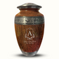 Custom Large Cremation Urn for Human Ashes - Elevate Collection - Headstone Shape Design - Distressed Finish - 200 Cubic Inch