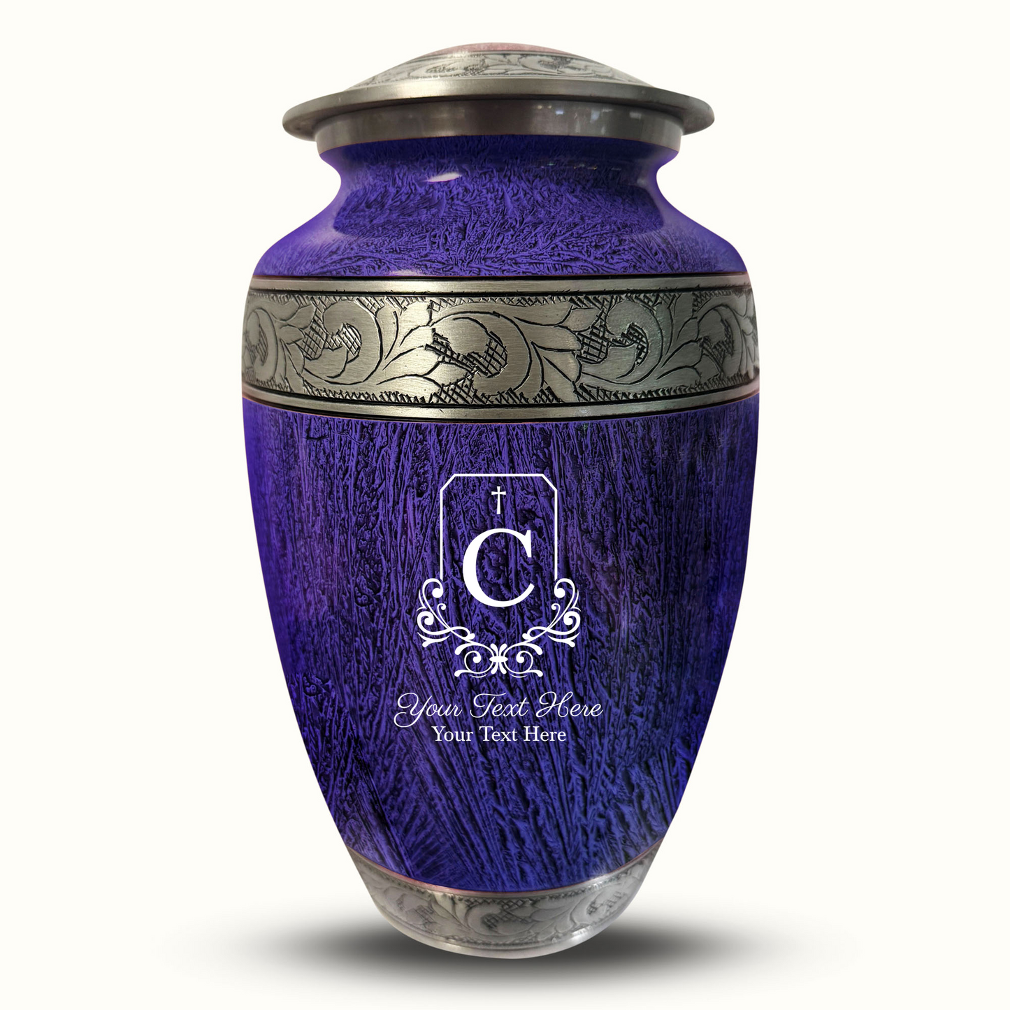 Custom Large Cremation Urn for Human Ashes - Elevate Collection - Headstone Shape Design - Distressed Finish - 200 Cubic Inch