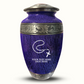 Custom Large Cremation Urn for Human Ashes - Elevate Collection - Rosary Design - Distressed Finish - 200 Cubic Inch