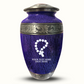 Custom Large Cremation Urn for Human Ashes - Elevate Collection - Rosary Design - Distressed Finish - 200 Cubic Inch