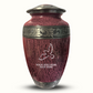 Custom Large Cremation Urn for Human Ashes - Elevate Collection - Memorial Dove Design - Distressed Finish - 200 Cubic Inch