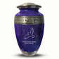 Custom Large Cremation Urn for Human Ashes - Elevate Collection - Memorial Dove Design - Distressed Finish - 200 Cubic Inch